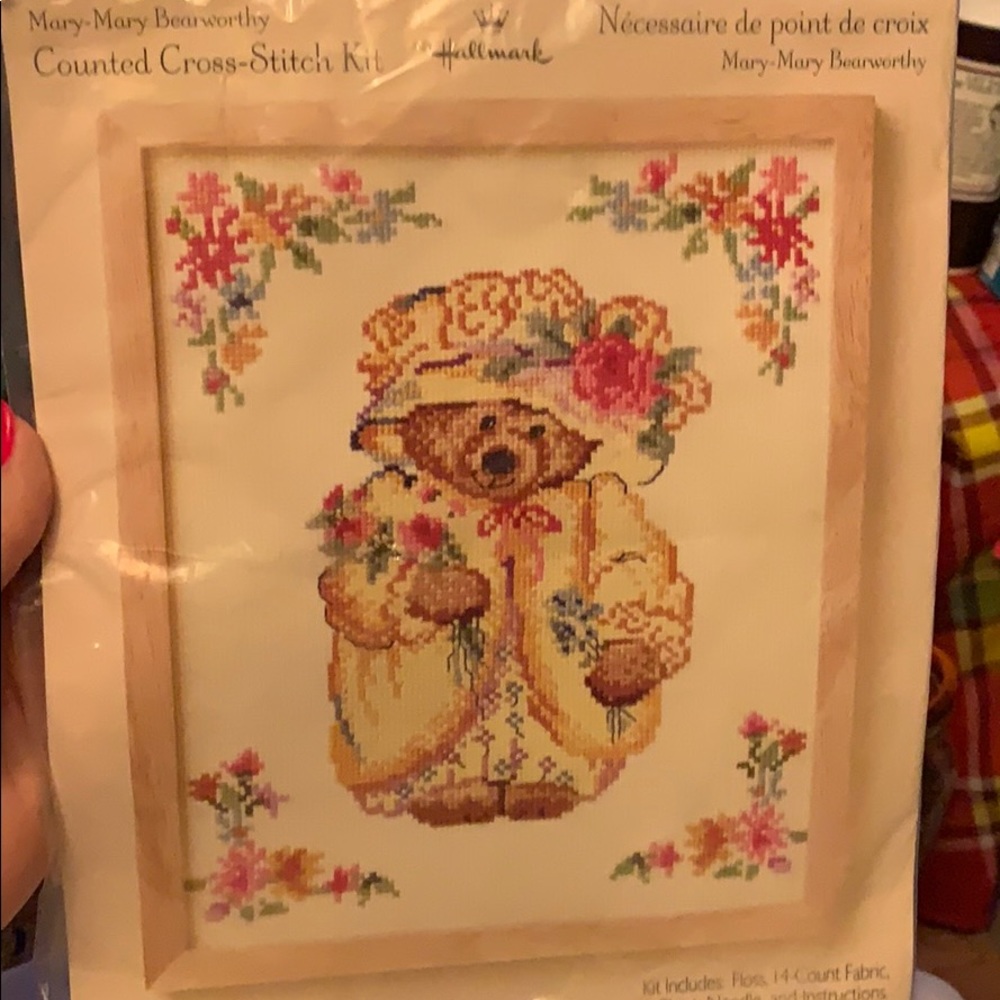 New Hallmark Cross Stitch Mary Bearworthy